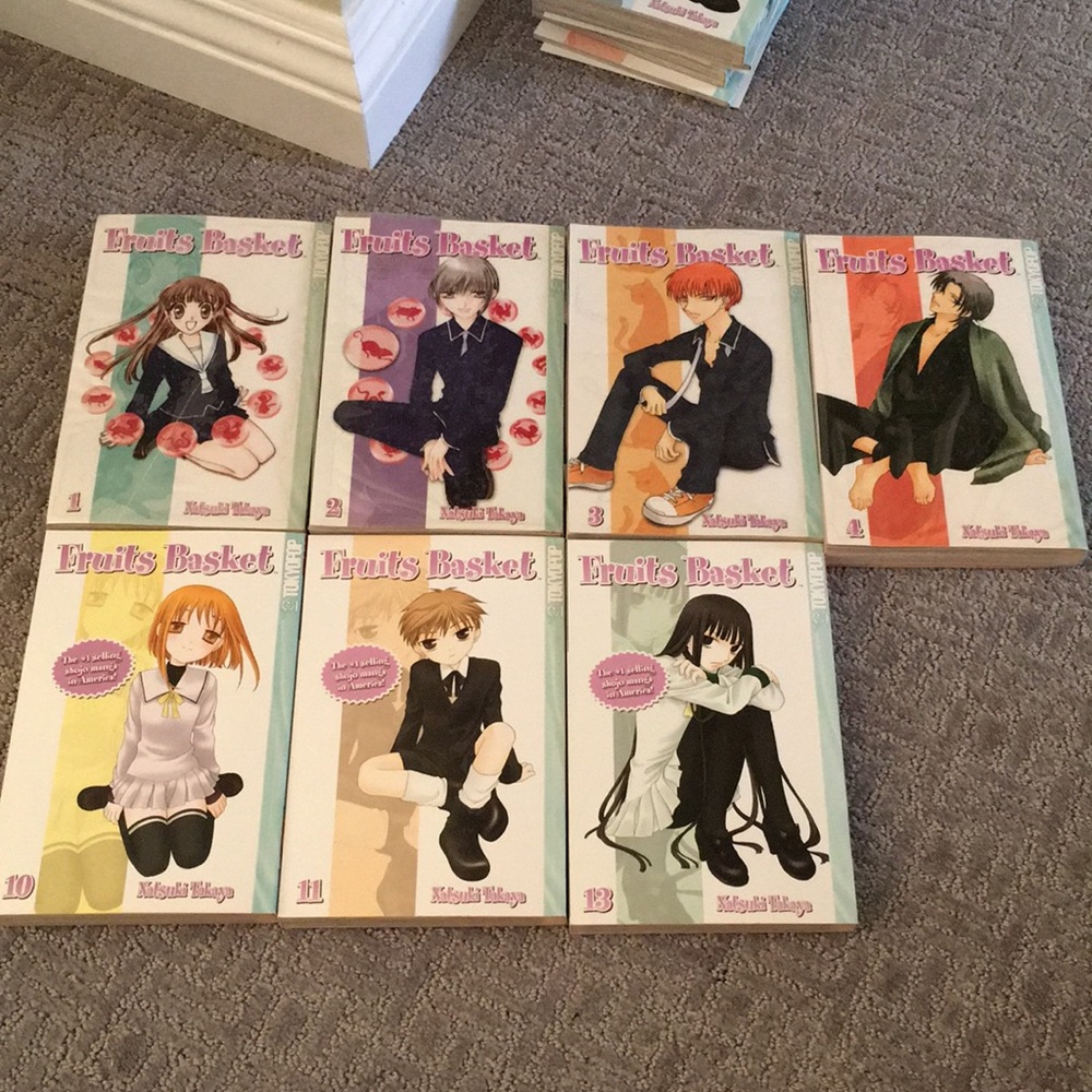 Fruits Basket Manga (Volume 1,2,3,4, 10,11,& 13)